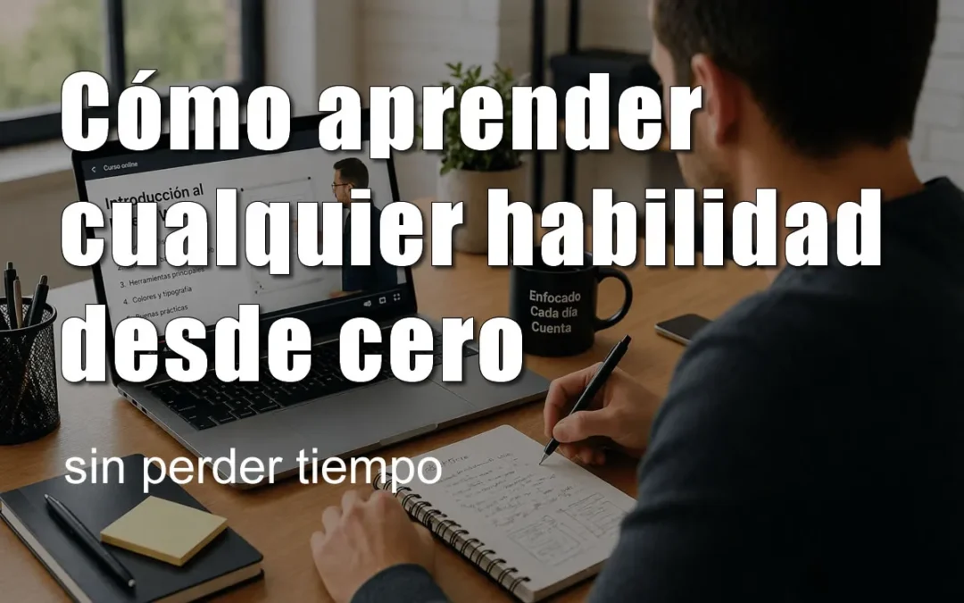 Cómo aprender cualquier habilidad desde cero sin perder tiempo