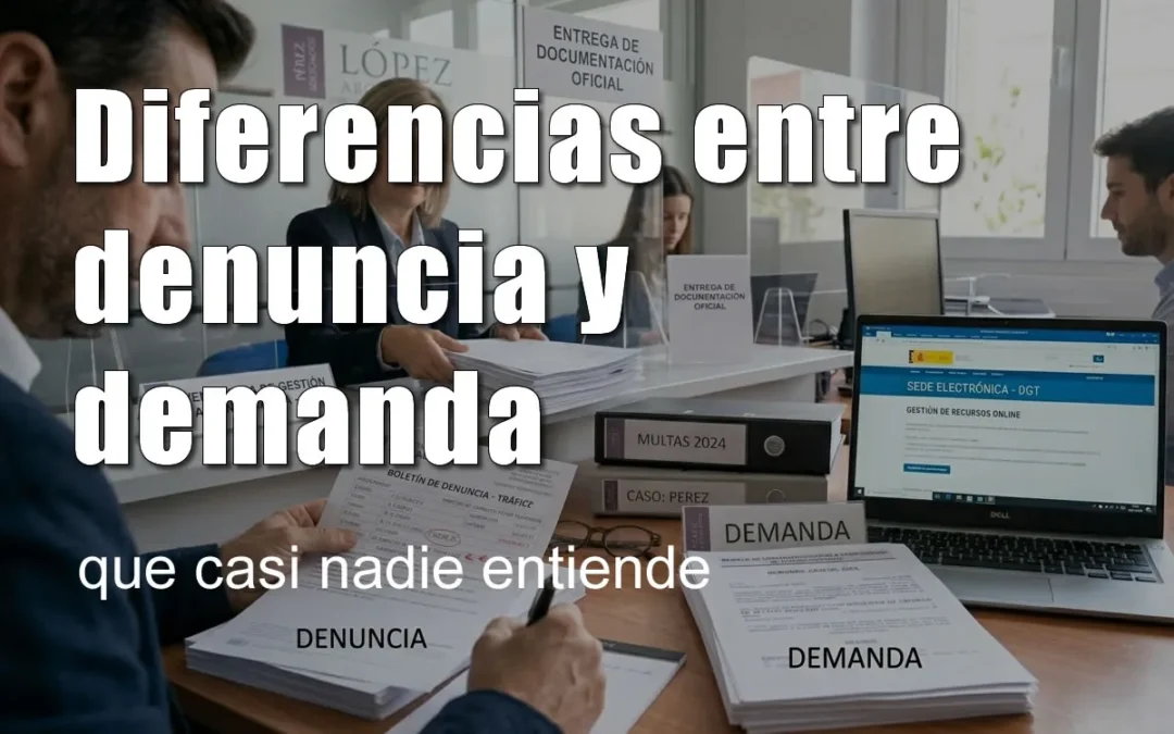 Diferencias entre denuncia y demanda que casi nadie entiende